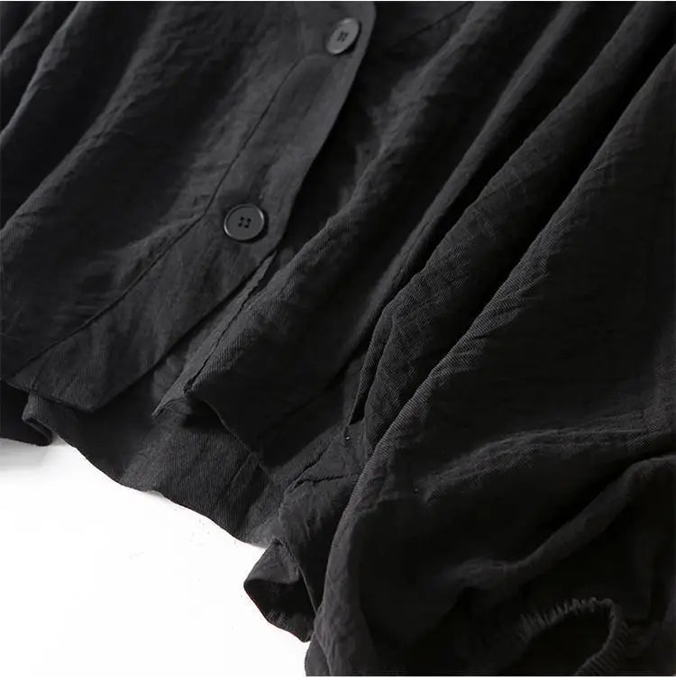 Blouse pour femme à col en V avec manches chauve-souris