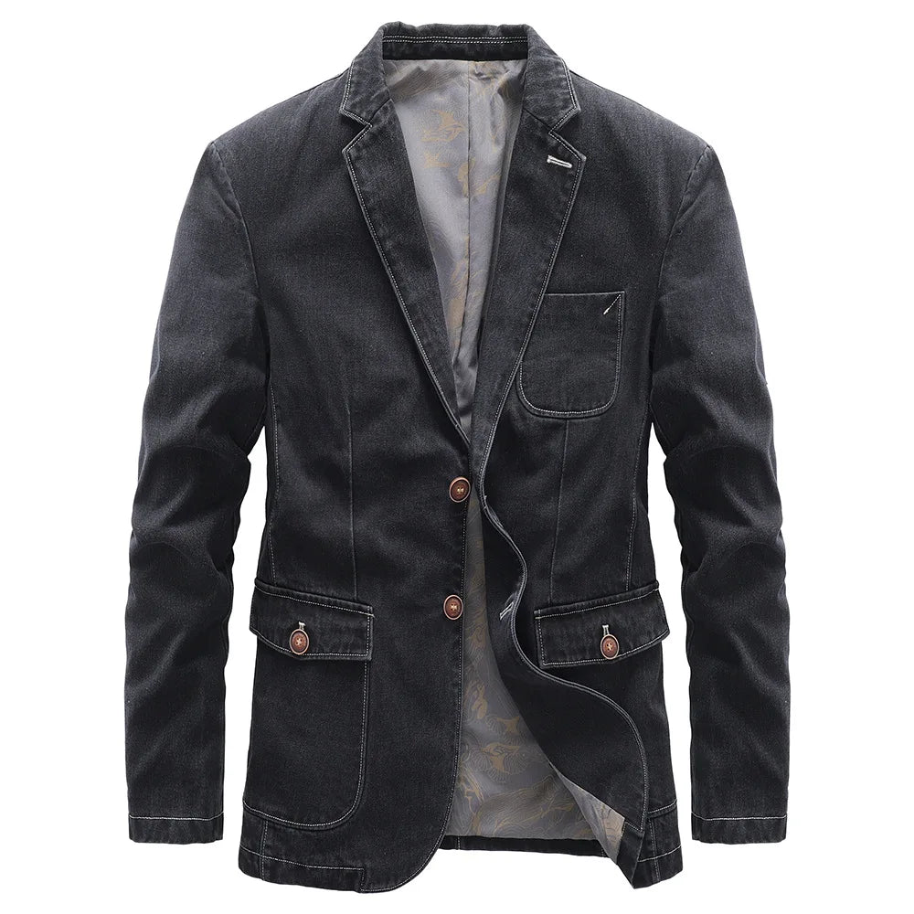 Axel - Casual Denim Blazer