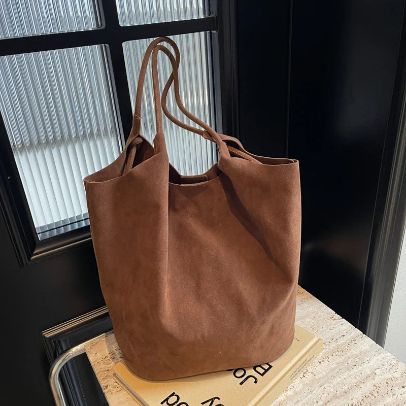 Judy - Suede Tote Bag