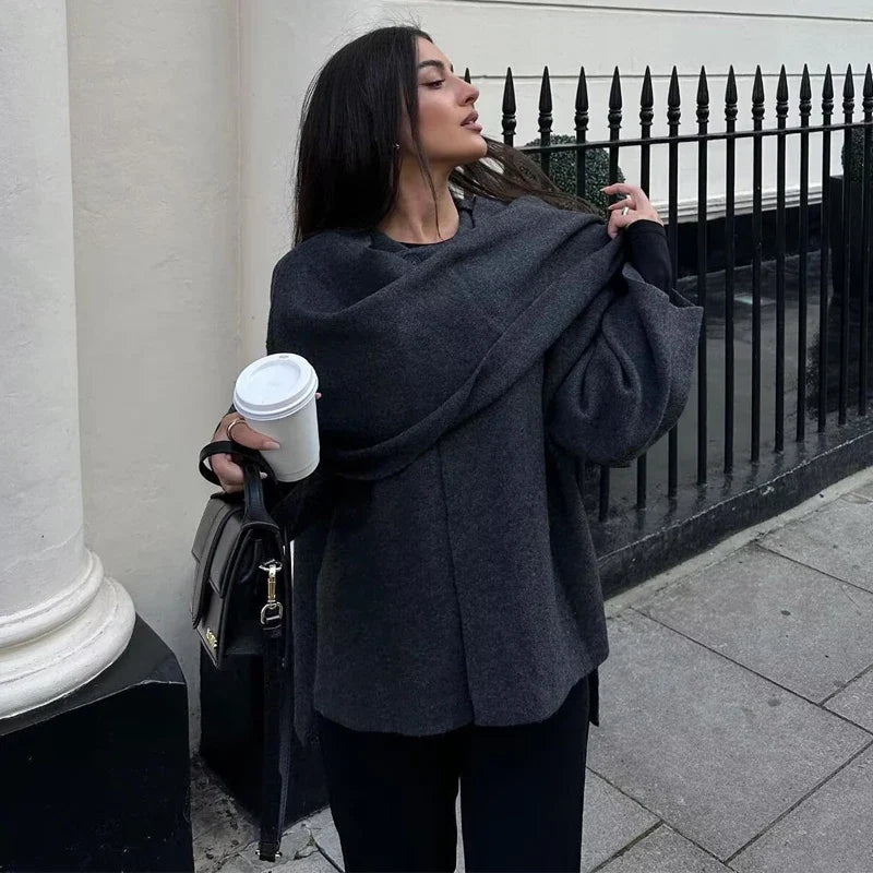 Alaia - Asymmetrical Winter Coat