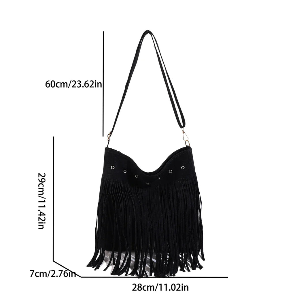 Maria - Fringe Shoulder Bag