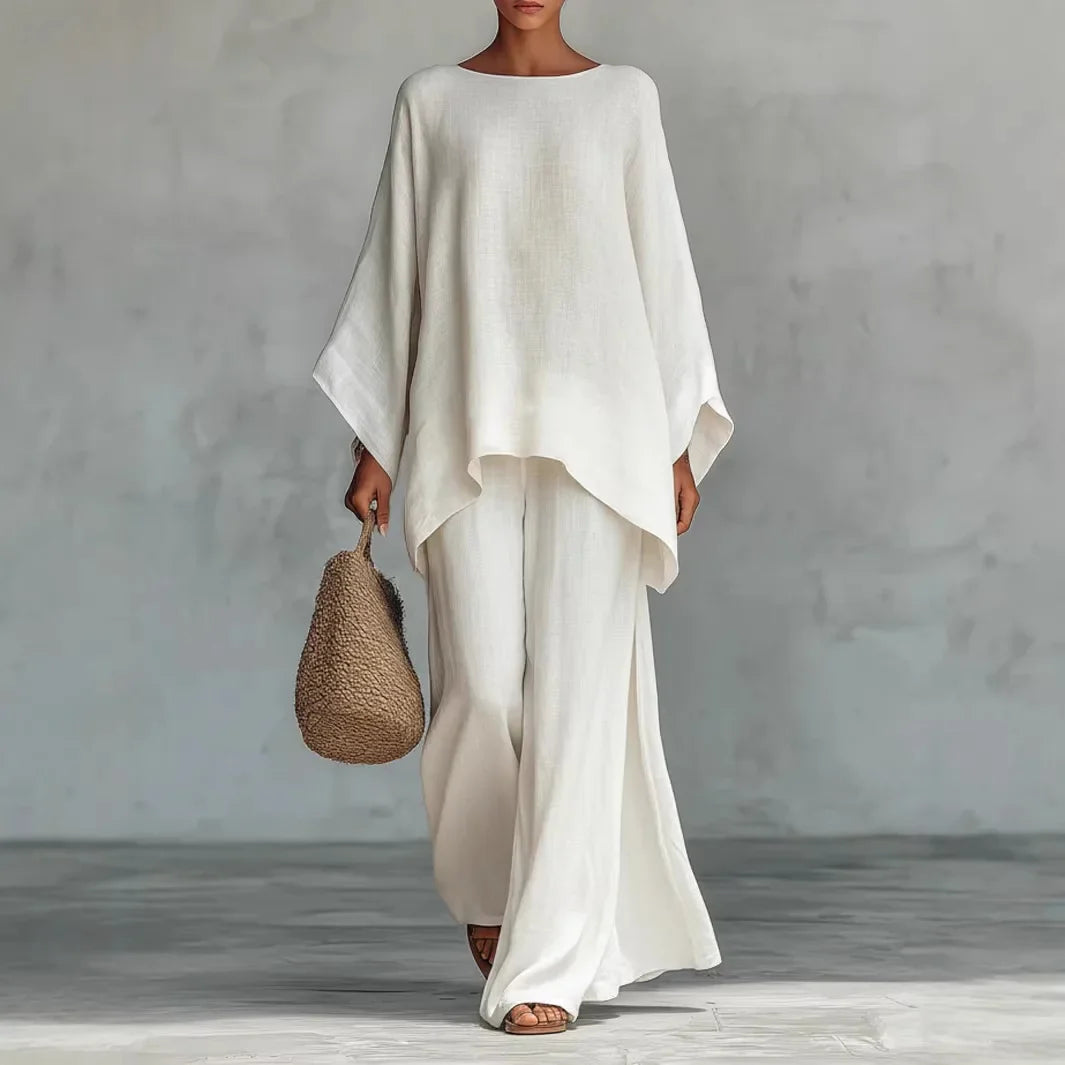 Women's Asymmetrical Two-Piece Set