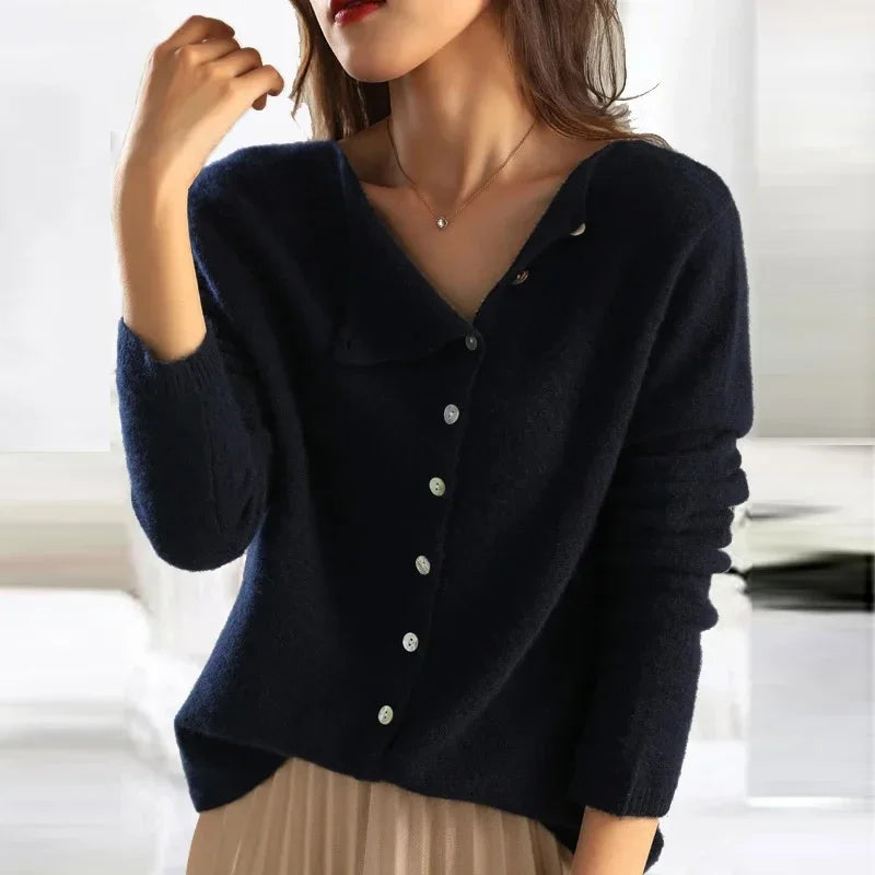 Gilet en maille pour femme, doux et respirant