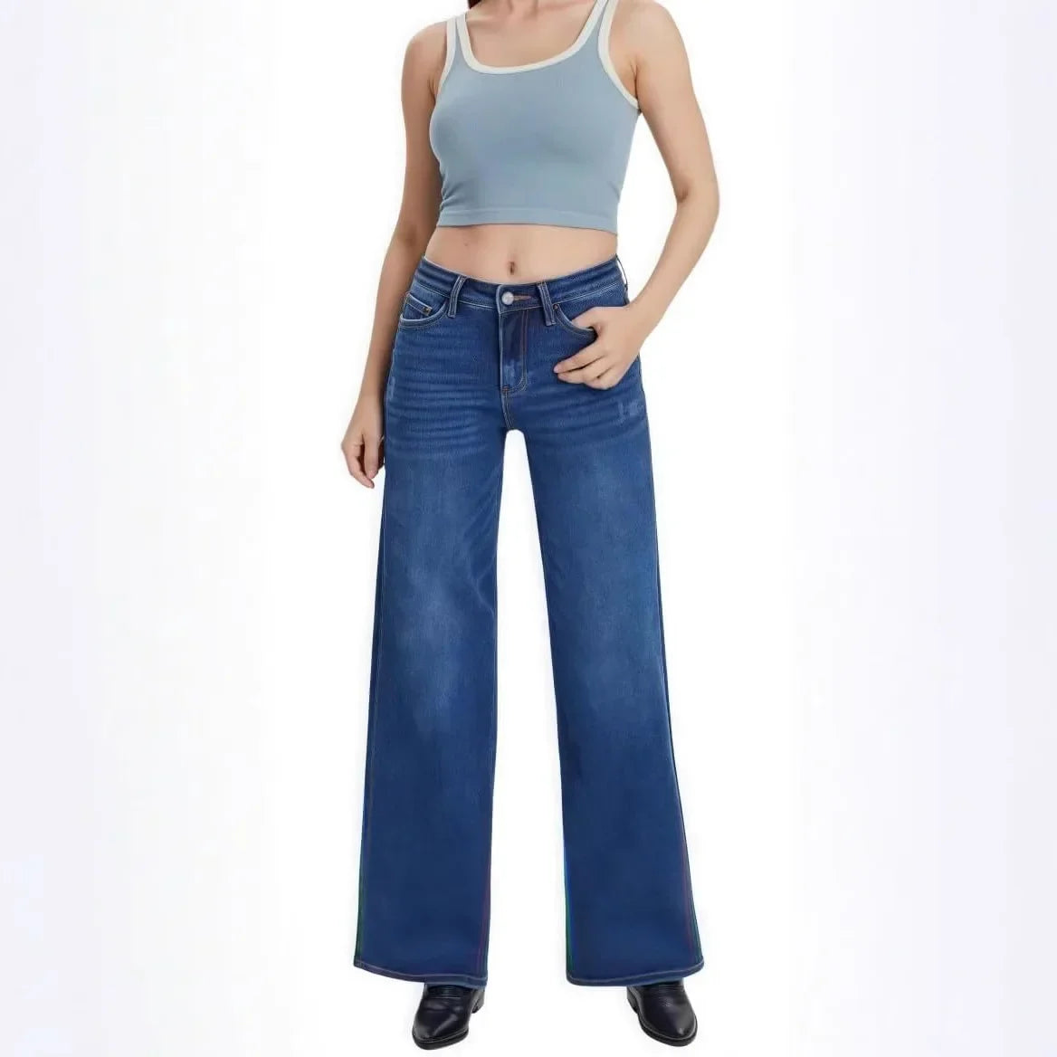 Diane - Wide-Leg Jeans