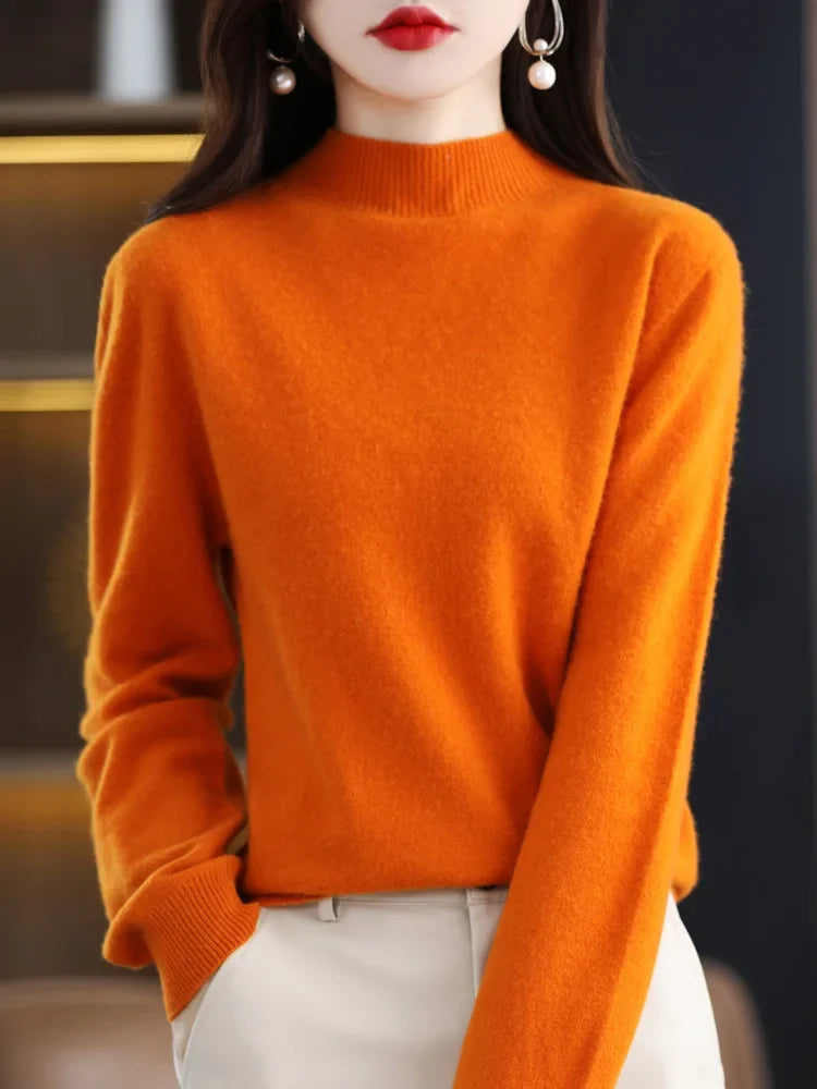 Women's Soft Knit Turtleneck Sweater