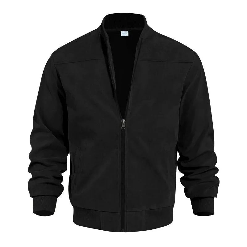 Noah - Suede Bomber Jacket
