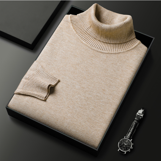 Logan - Cashmere Turtleneck Sweater