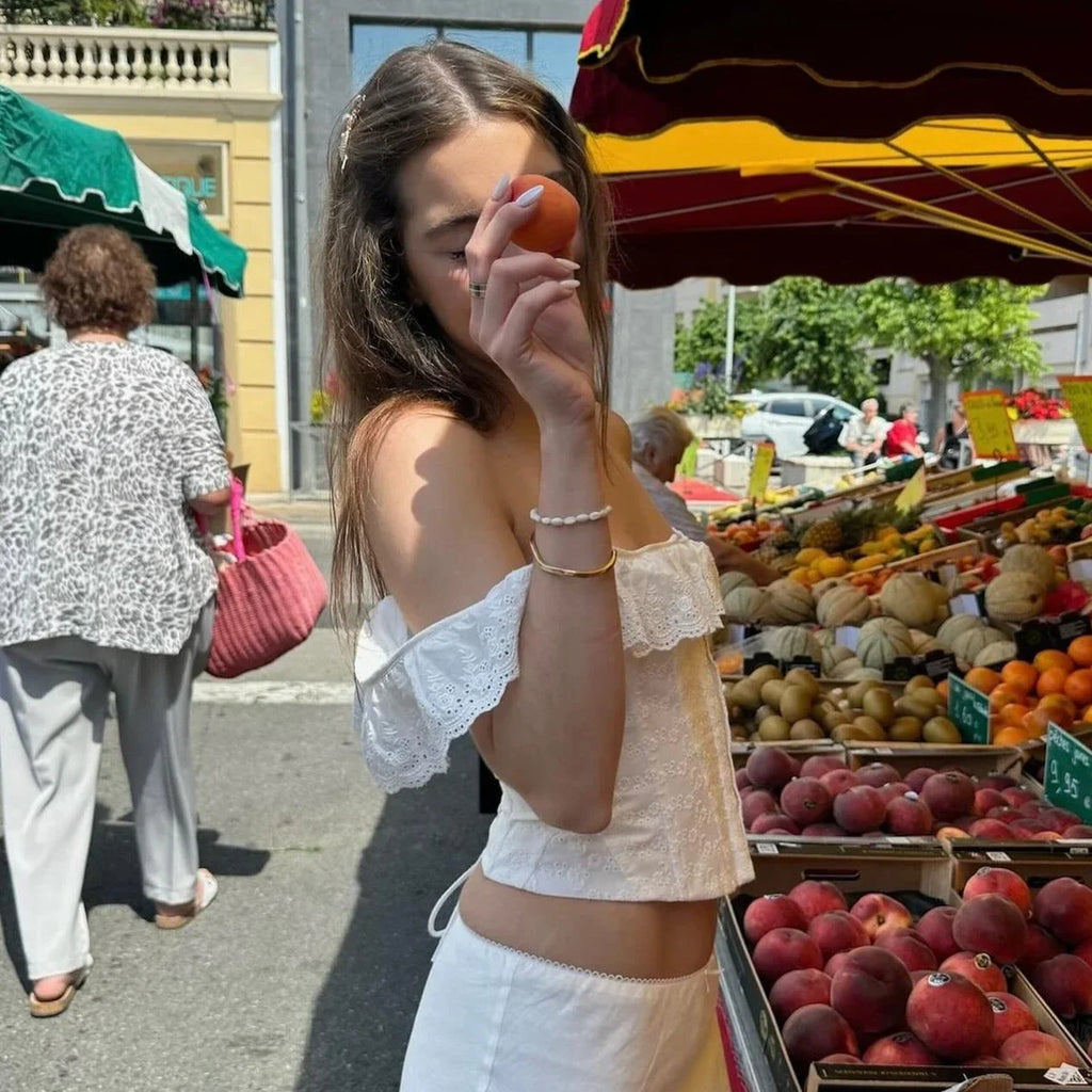 Patricia - Ruffle Corset Top