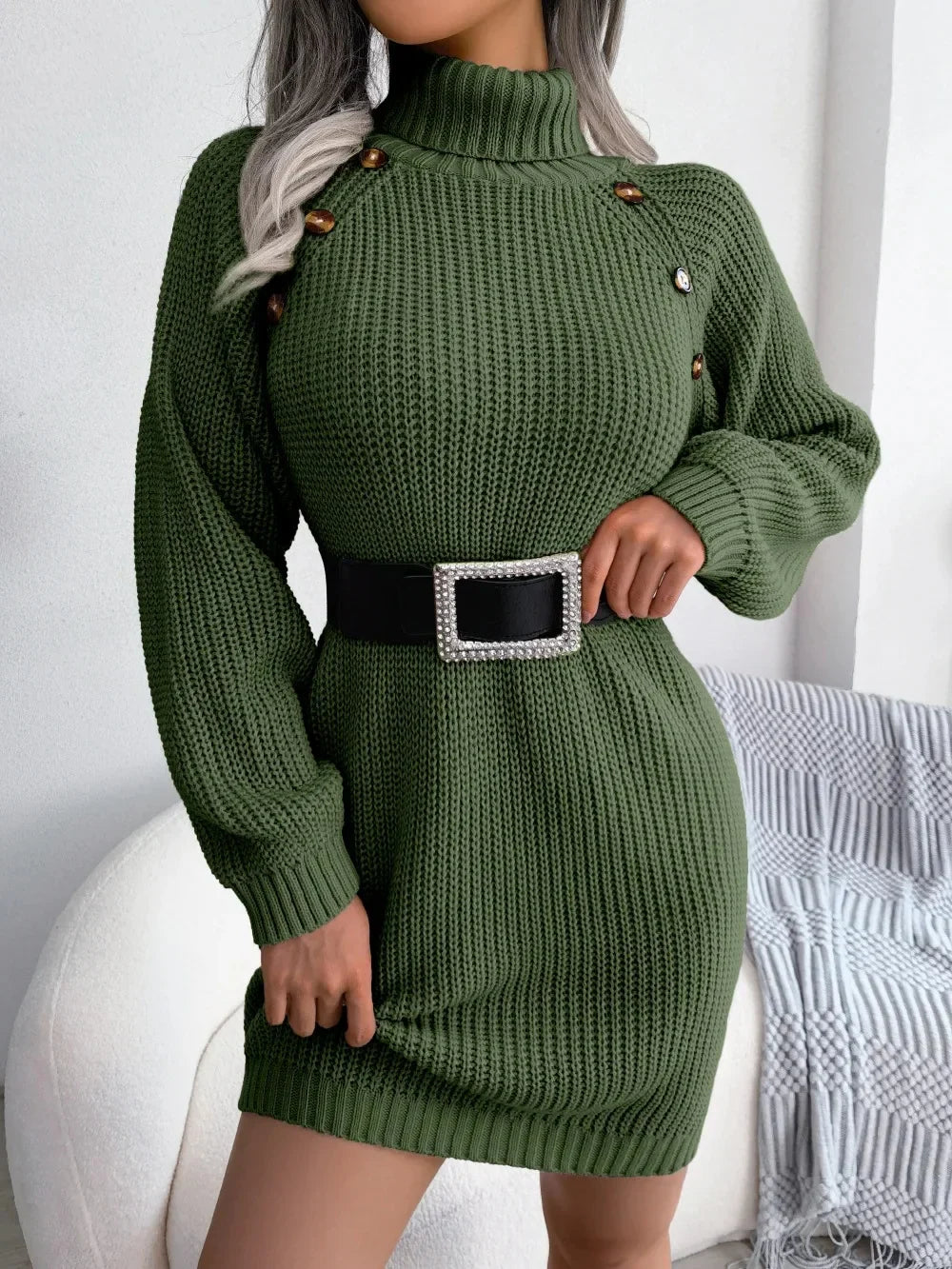 Emily - Knit Sweater Dress