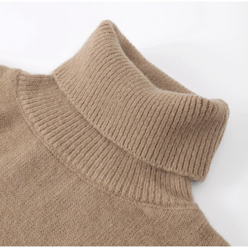 Women's Soft Knit High Neck Sweater