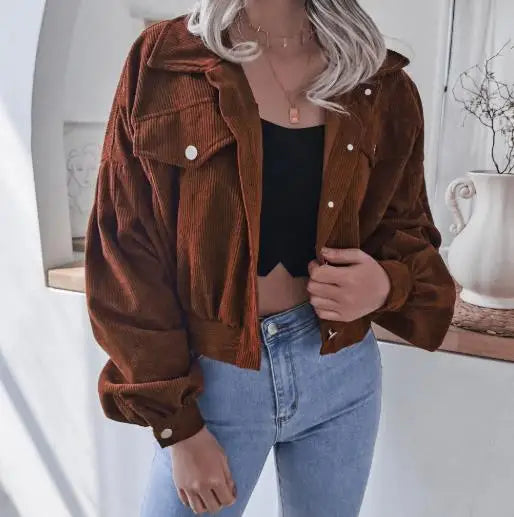 Mila - Corduroy Short Jacket