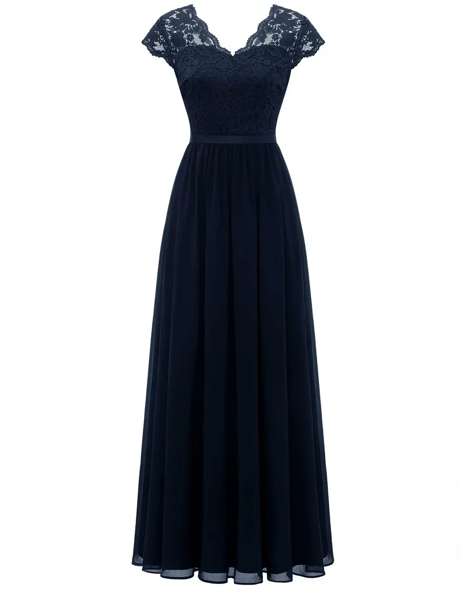 Women's Elegant Lace Maxi Dress