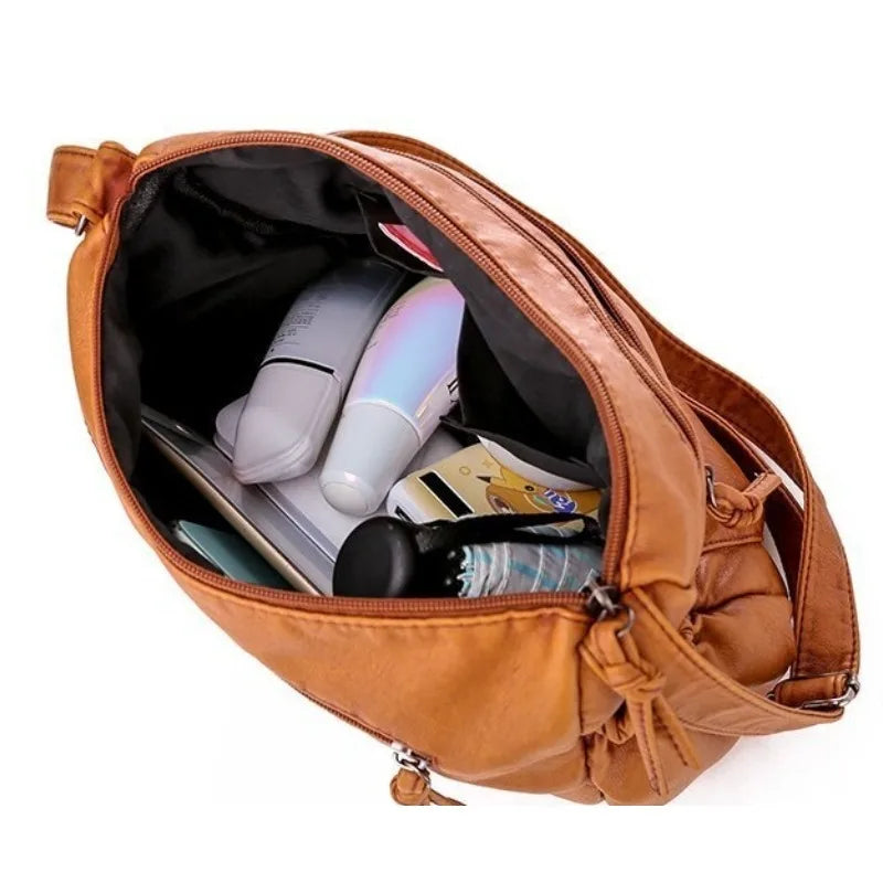 Harlow - Vegan Leather Crossbody Shoulder Bag