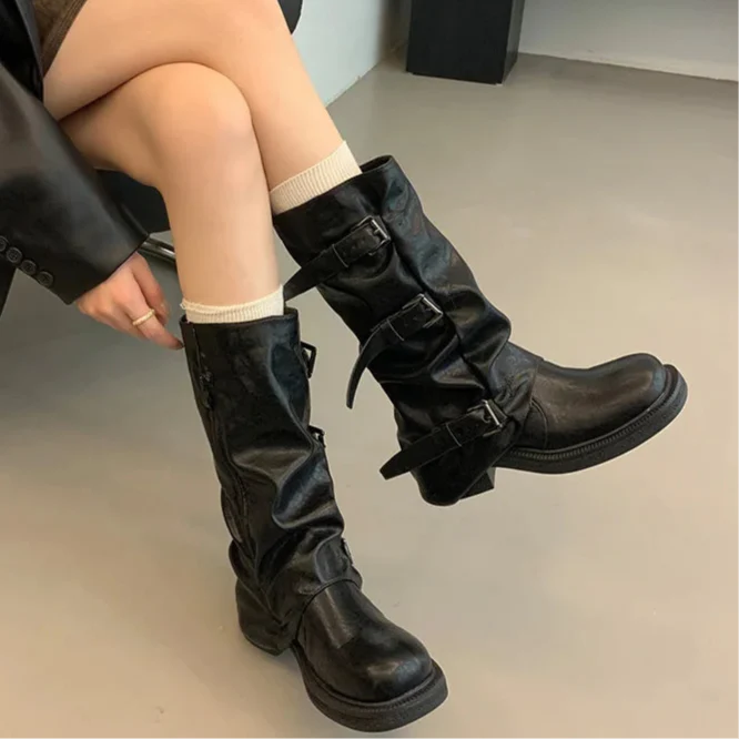 Charlotte - Vintage Knee-High Boots