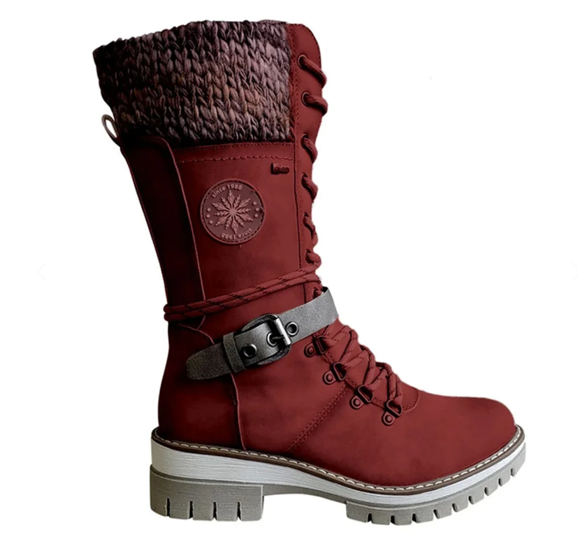 Sara - Lace-Up Winter Boots