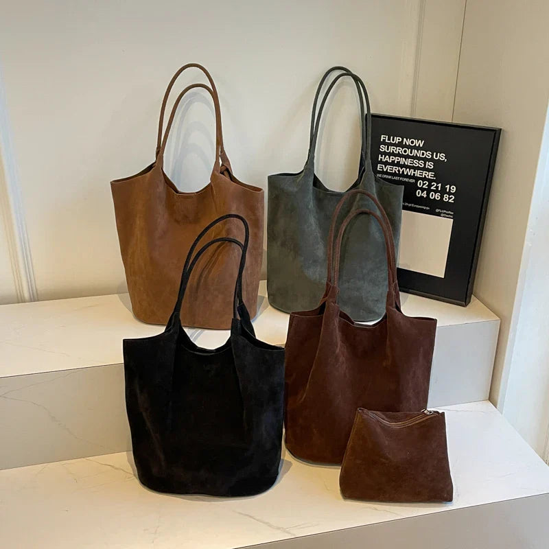 Judy - Suede Tote Bag