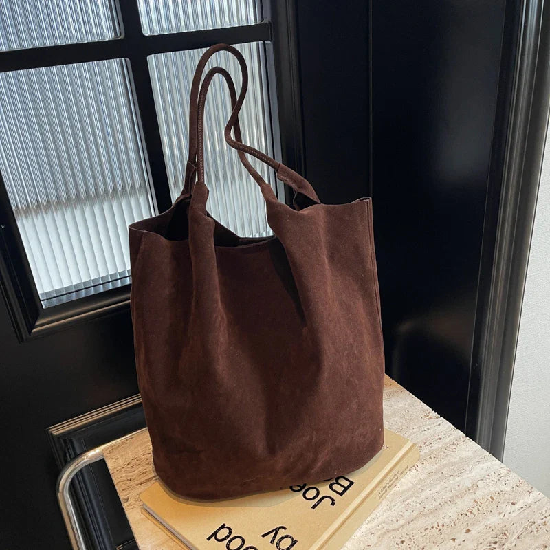 Judy - Suede Tote Bag