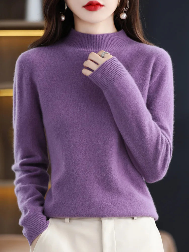 Women's Soft Knit Turtleneck Sweater