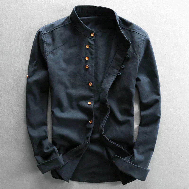James - Mandarin Collar Shirt