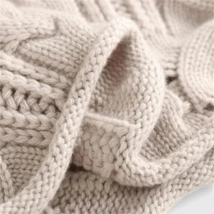 Women's Cable Knit Turtleneck Sweater