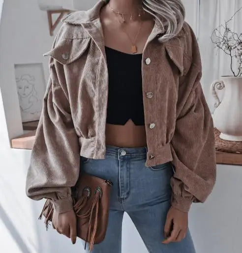 Mila - Corduroy Short Jacket