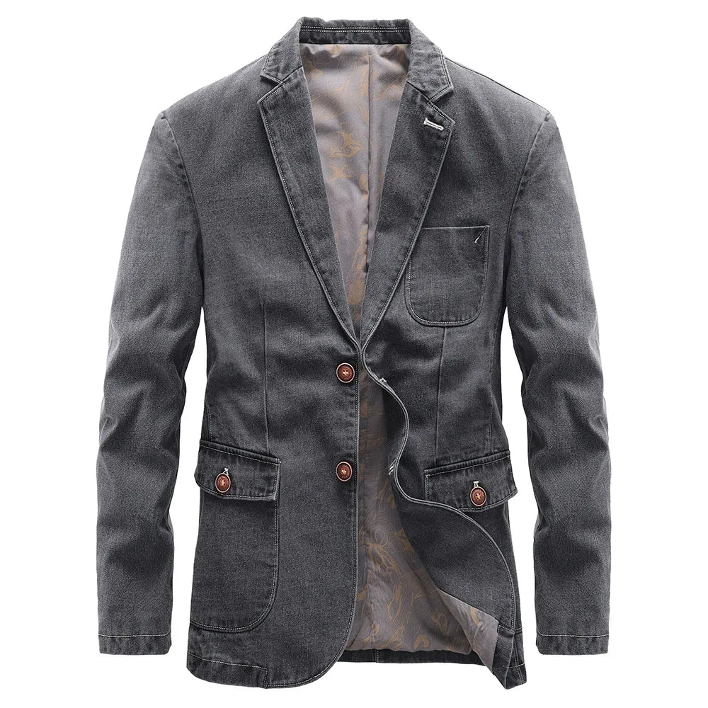 Axel - Casual Denim Blazer