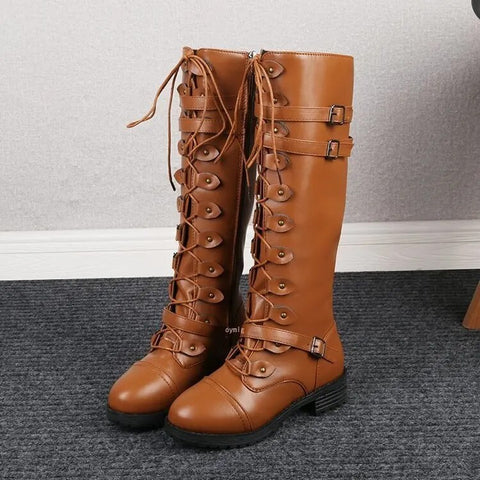 Kennedy - Retro Lace Boots