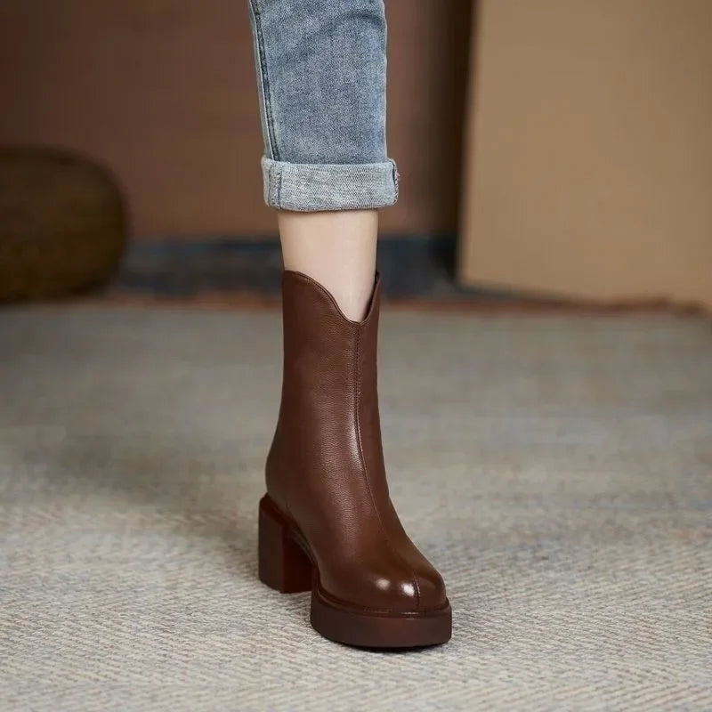 Audrey - Vegan Leather Chelsea Boots