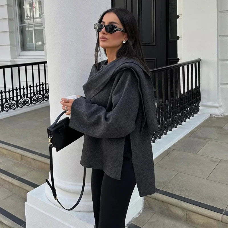 Alaia - Asymmetrical Winter Coat