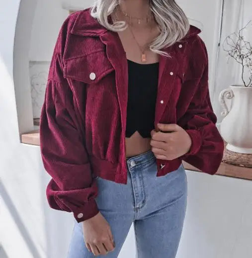 Mila - Corduroy Short Jacket