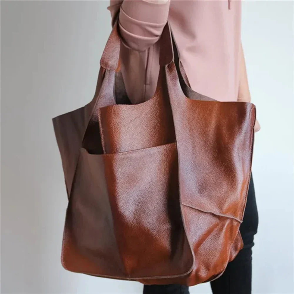 Janet - Vegan Leather Tote Bag