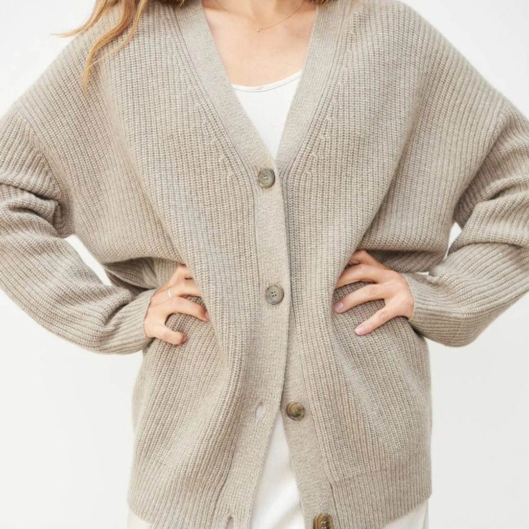 Luxurious Oversized Cashmere Cardigan