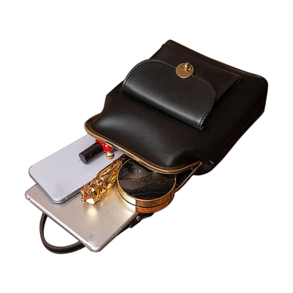 Diana - Vegan Leather Structured Handbag