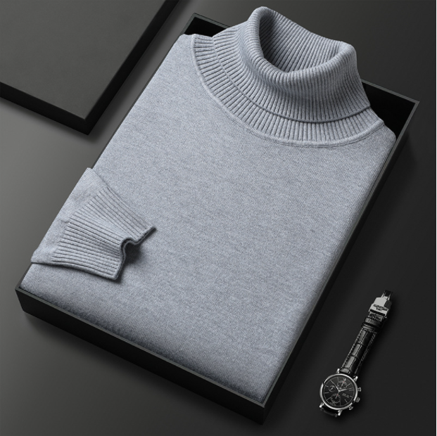 Logan - Cashmere Turtleneck Sweater