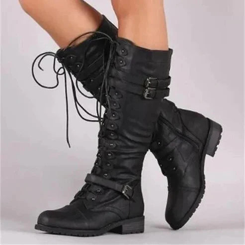 Kennedy - Retro Lace Boots