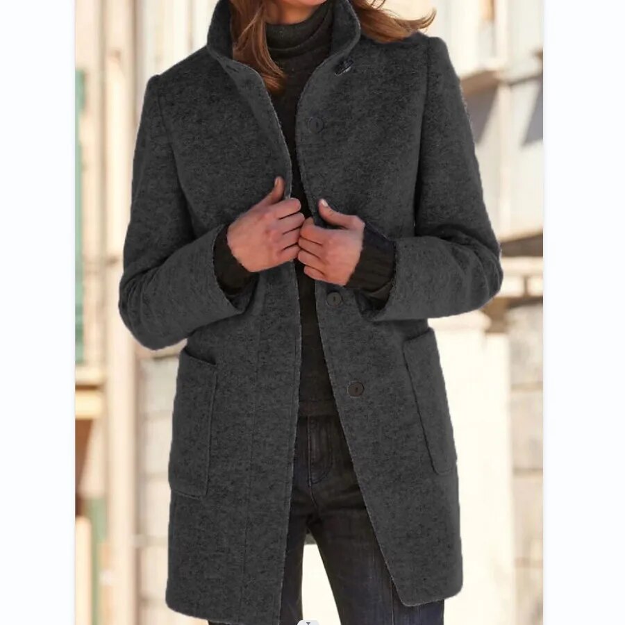 Diana - Wool-Look Winter Coat