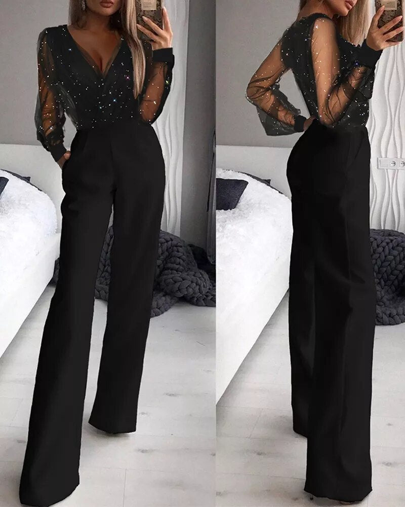 Sophie - Casual Solid Color Jumpsuit