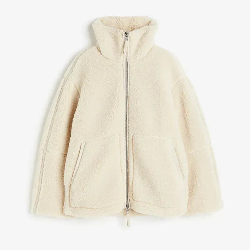 Marilyn - Zip Sherpa Jacket
