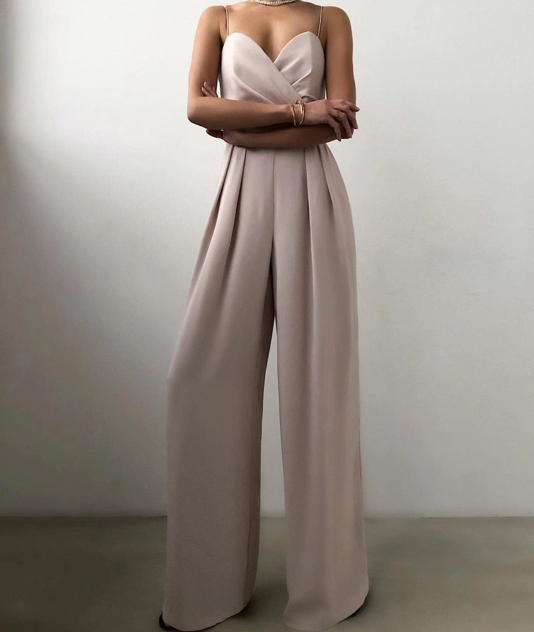 Livia - Strappy Wide-Leg Jumpsuit