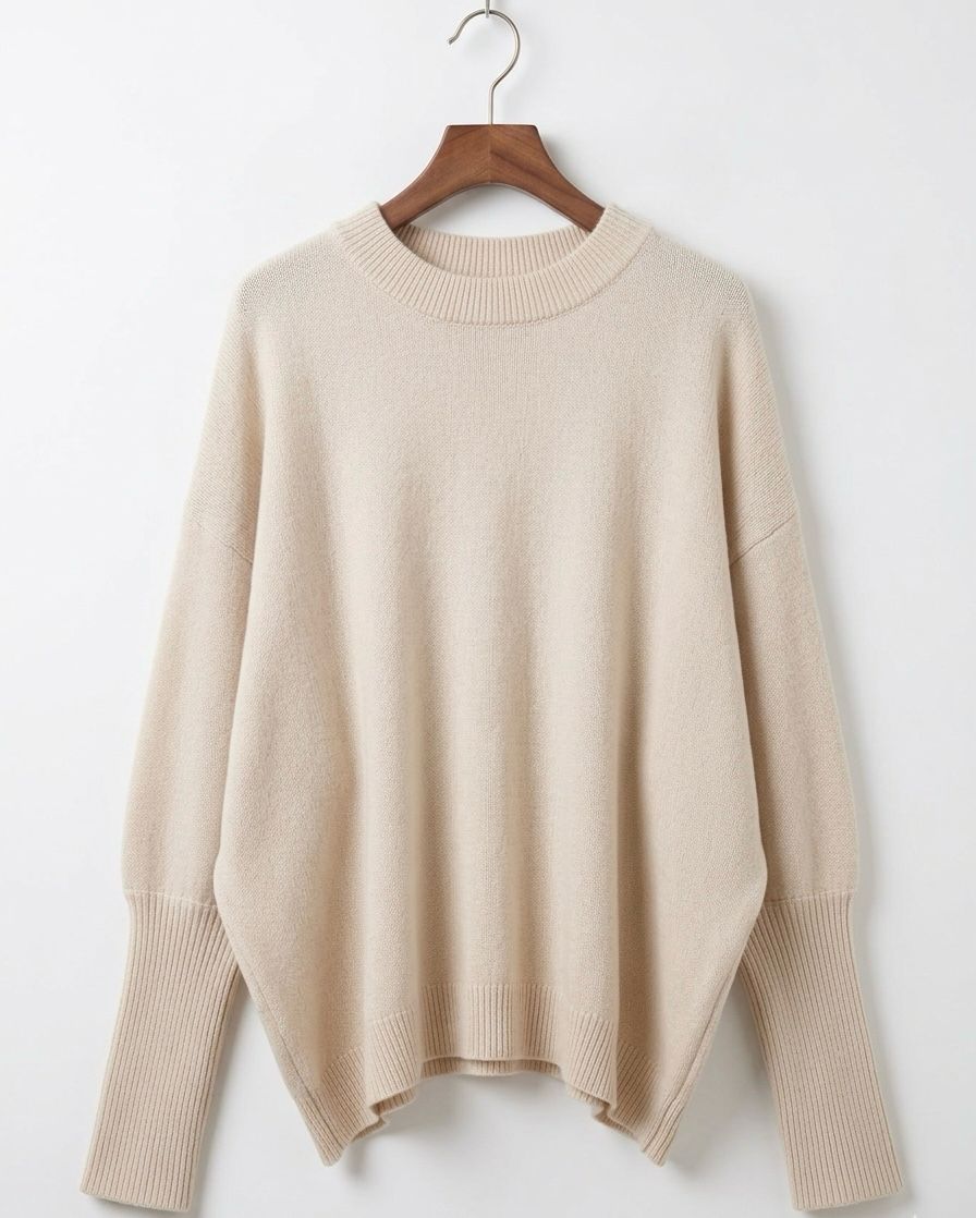 Women's Oversized Knit Poncho Sweater