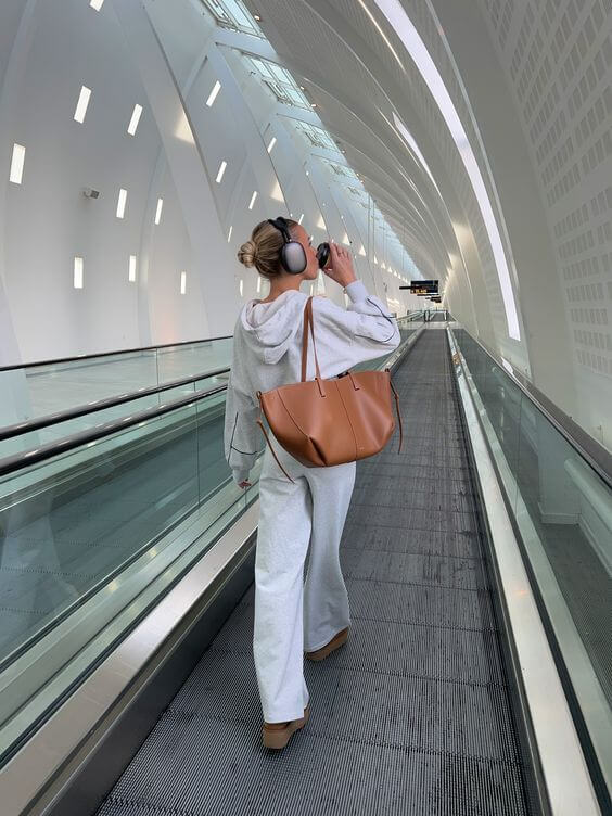 Caroline - Oversized Structured Leather Tote