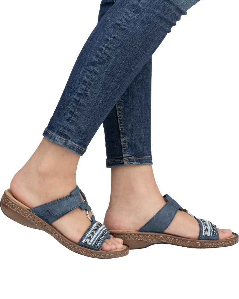 Mules de verano para mujer con correa ajustable
