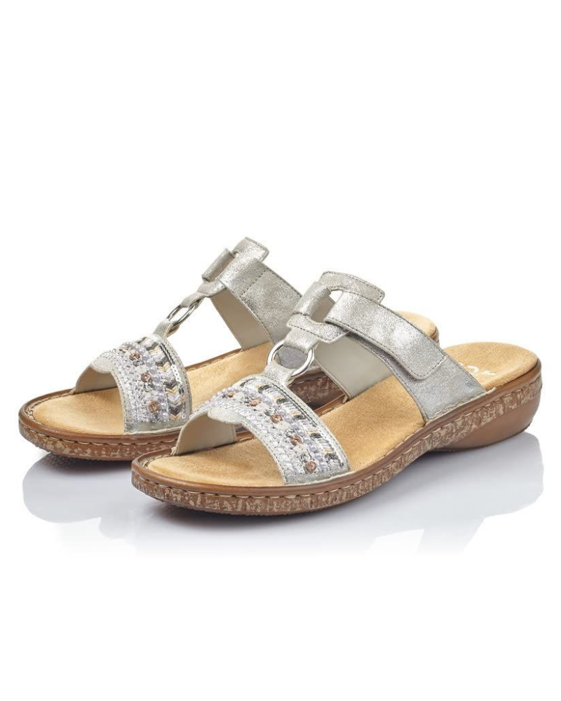 Mules de verano para mujer con correa ajustable