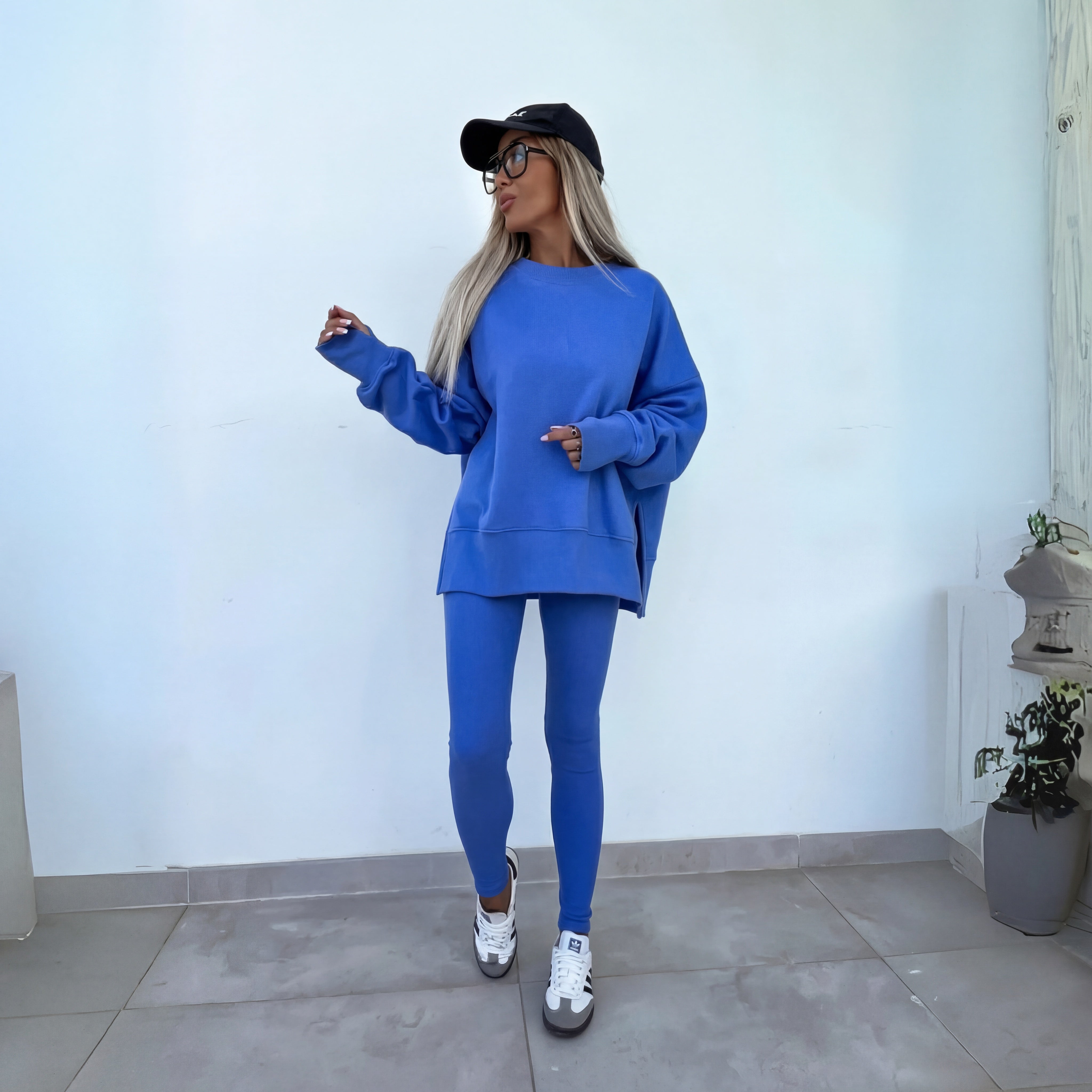 Women's Casual Sweatshirt and Pants Set