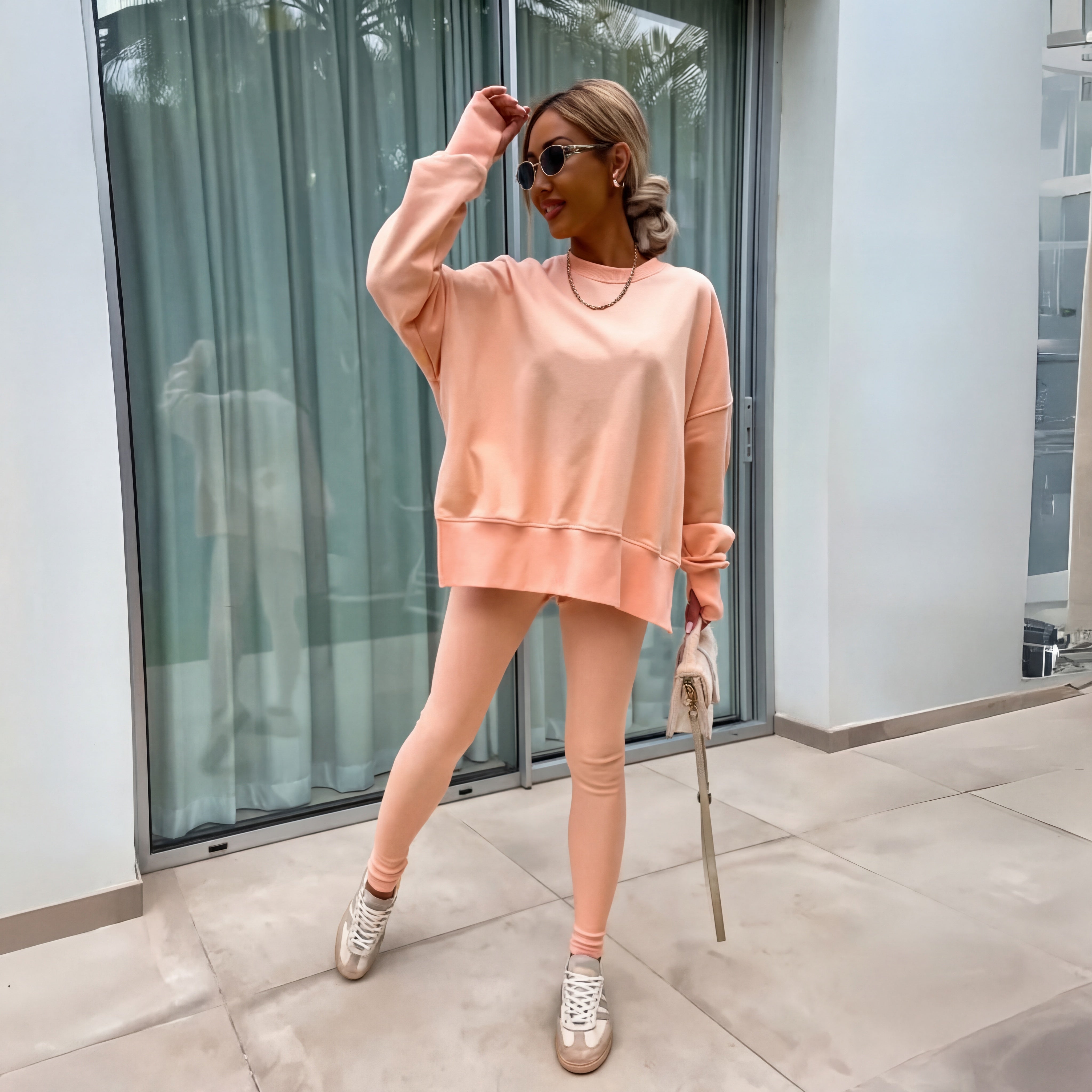 Women's Casual Sweatshirt and Pants Set
