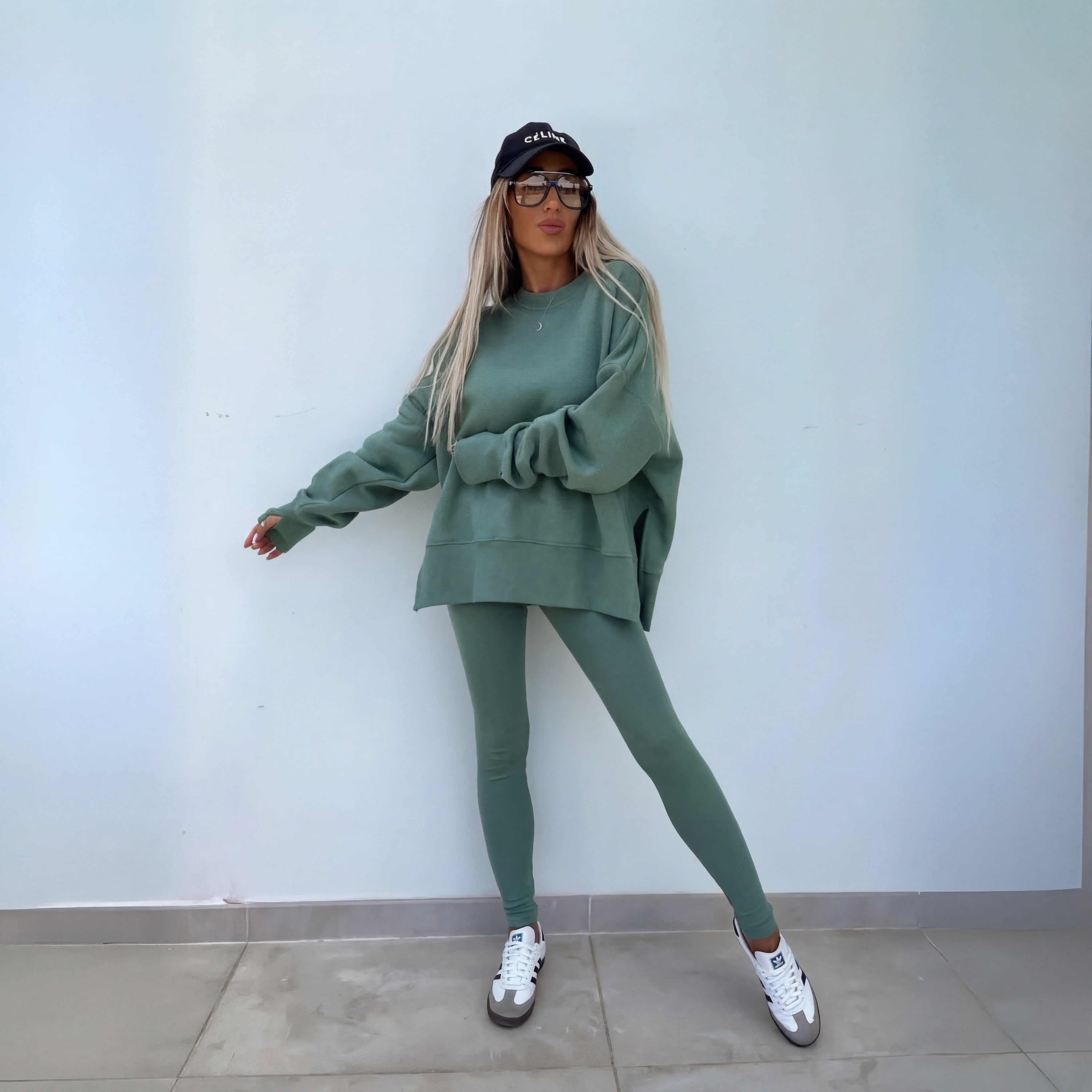 Women's Casual Sweatshirt and Pants Set