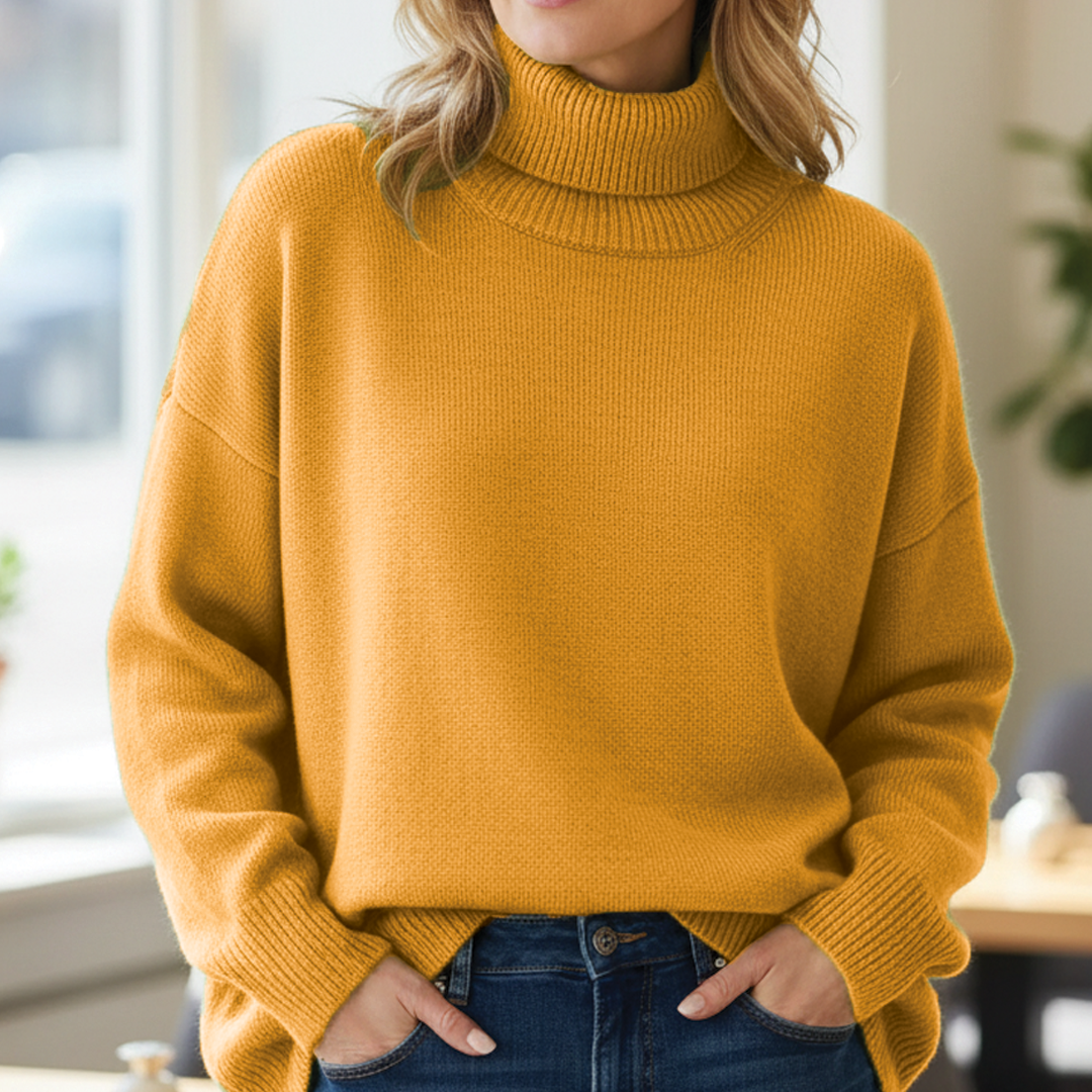 Samantha - Oversized Turtleneck Sweater