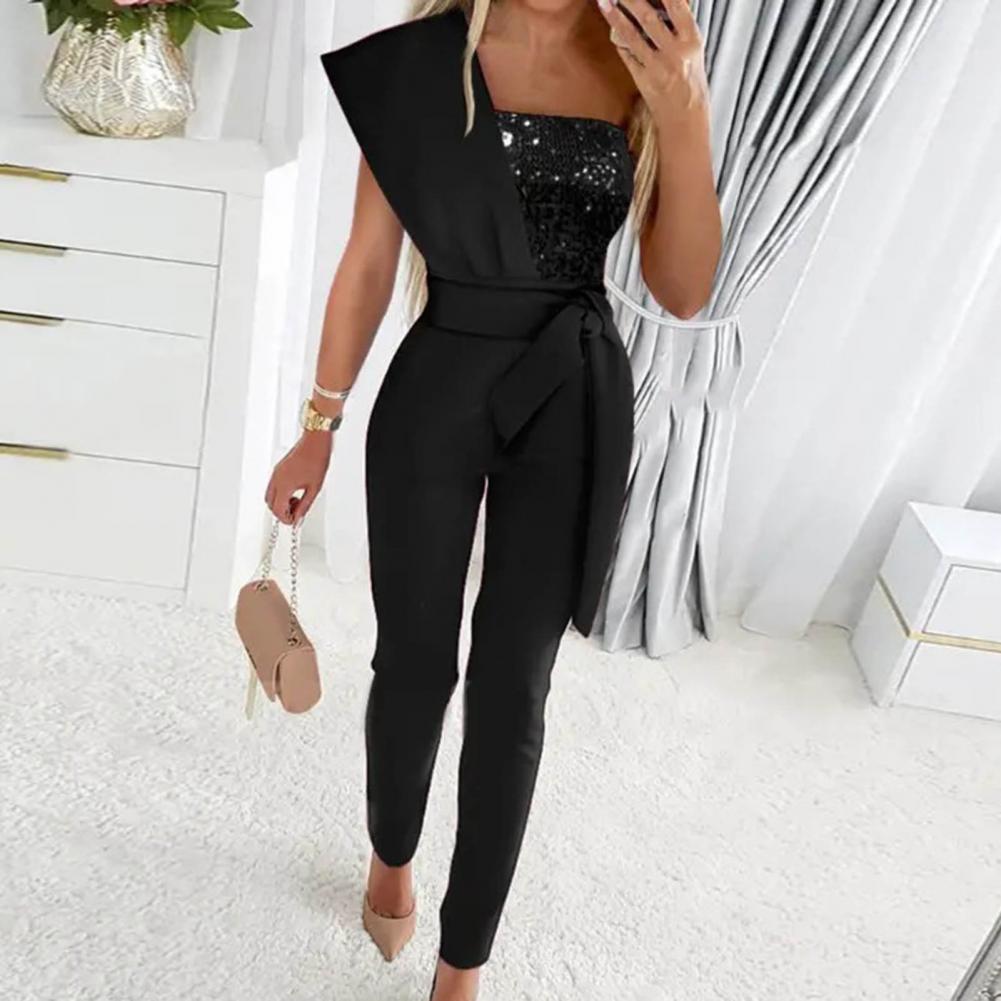 Savannah - One Shoulder Jumpsuit
