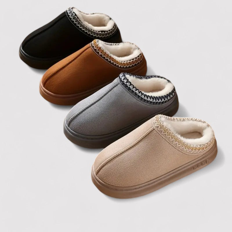 Women's Cozy Memory Foam Faux Fur Lined Slippers