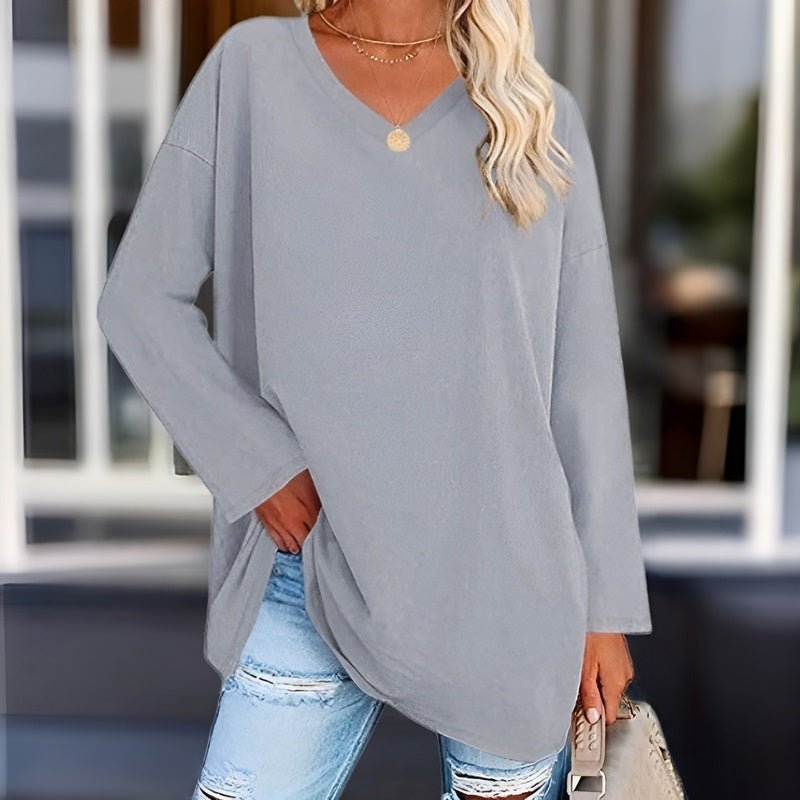 Jacqueline - V-Neck Tunic Top